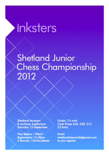 Inksters Shetland Junior Chess Championship 2012
